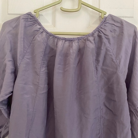 Silky Blouse Tunic Mauve Purple Made in Italy - Picture 8 of 14